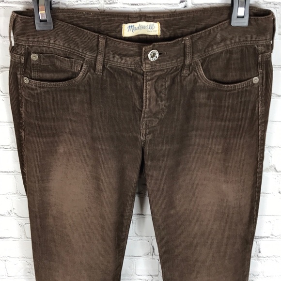 Madewell Sz 26 Brown Corduroy Pants - Picture 3 of 6
